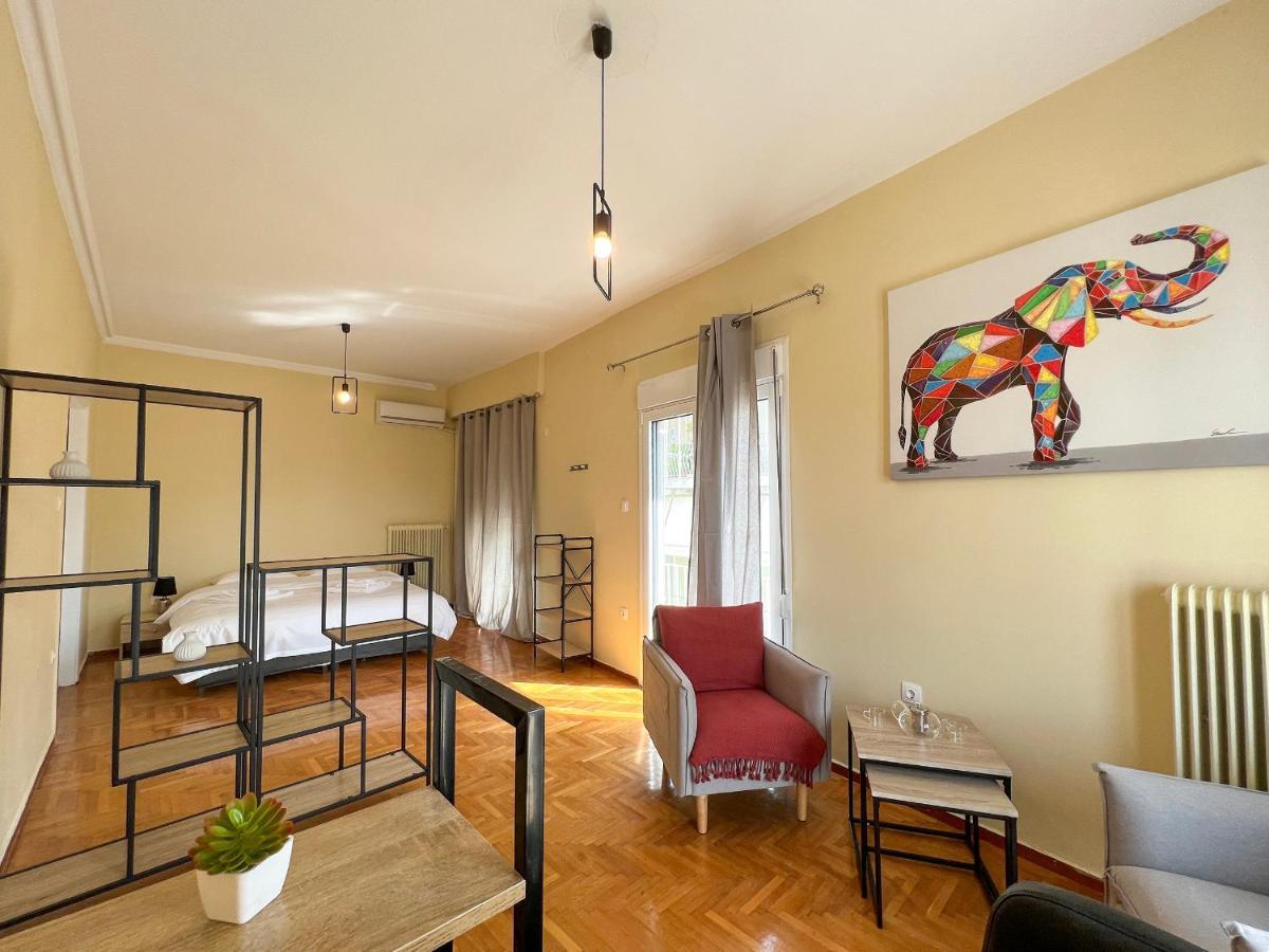Chiou Spacious 90Sqm Apt In Athen Exterior foto