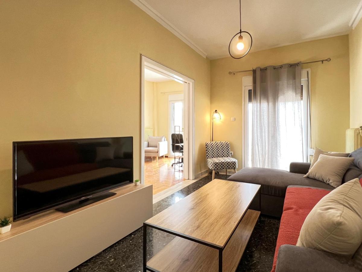 Chiou Spacious 90Sqm Apt In Athen Exterior foto